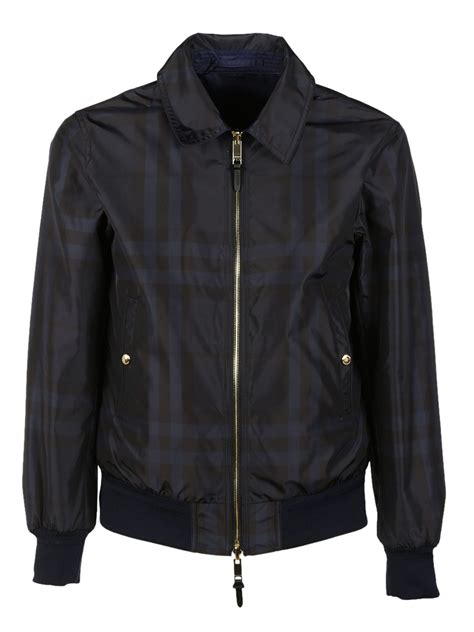 burberry plaid bomber jacket used|burberry military jacket.